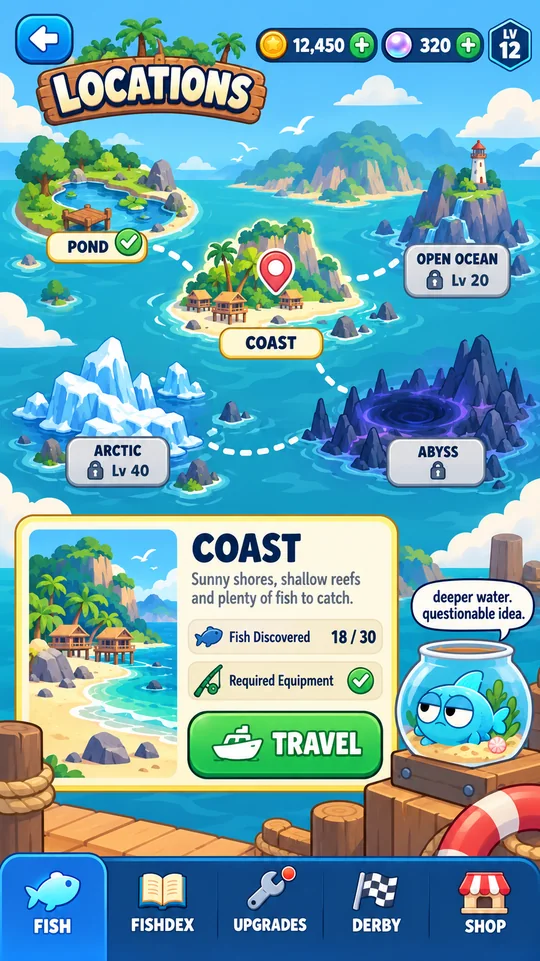 The island map